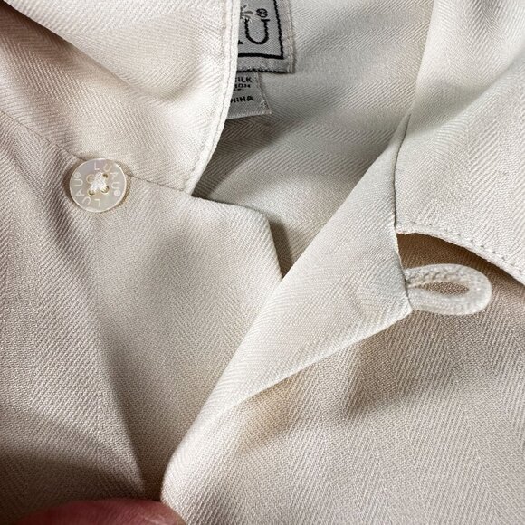 Luau Hawaiian Silk Button Up Shirt Mens Casual Tequila Floor Short Sleeve Top - Picture 12 of 16